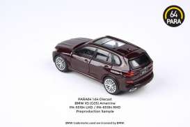 BMW  - X5 G05 2018 ametrine (red) - 1:64 - Para64 - 55184 - pa55184L | The Diecast Company