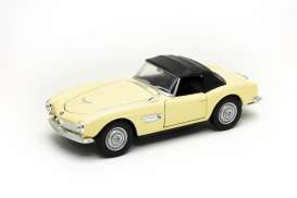 BMW  - 507 convertible cream - 1:24 - Welly - 24097H - welly24097Hcr | The Diecast Company