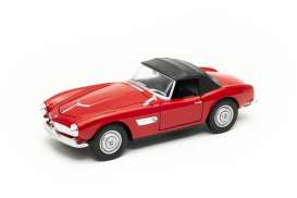 BMW  - 507 convertible red - 1:24 - Welly - 24097H - welly24097Hr | The Diecast Company