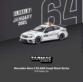 Mercedes Benz C63 Amg White 1 64 Tarmac Tc T64g009sc The Diecast Company