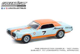 Mercury  - Cougar 1967 blue/orange - 1:64 - GreenLight - 41130B - gl41130B | The Diecast Company