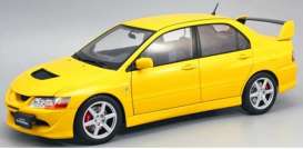 Mitsubishi  - Lancer 2005 yellow - 1:18 - Kyosho - A3202012 - kyoA3202012 | The Diecast Company