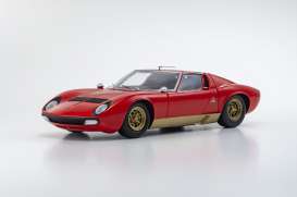 Lamborghini  - Miura P400SV red/gold - 1:18 - Kyosho - 8317r - kyo8317r | The Diecast Company