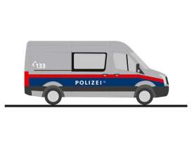 Volkswagen  - Crafter grey/blue/red - 1:87 - Rietze - R53115 - RZ53115 | The Diecast Company