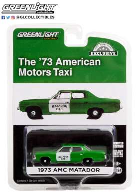 AMC  - Matador 1973 green/white - 1:64 - GreenLight - 30246 - gl30246 | The Diecast Company