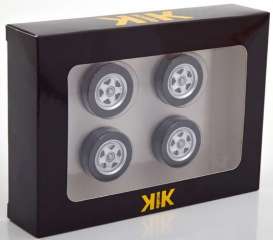 Wheels & tires  - black - 1:18 - KK - Scale - acc006 - kkdcacc006 | The Diecast Company
