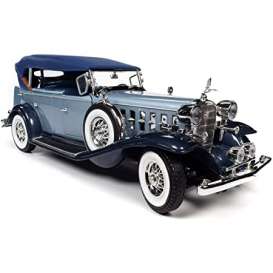 Cadillac  - V16 Sports 1932 silver/blue - 1:18 - Auto World - AW278 - AW278 | The Diecast Company