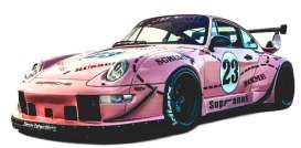 Porsche  - RWB 993 pink - 1:18 - Ignition - IG2323 - IG2323 | The Diecast Company