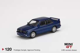 BMW  - M3 E30 alpina blue - 1:64 - Mini GT - mgt00120-L - MGT00120lhd | The Diecast Company