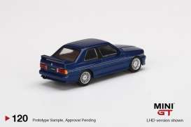 BMW  - M3 E30 alpina blue - 1:64 - Mini GT - mgt00120-R - MGT00120rhd | The Diecast Company
