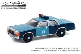 Ford  - LTD Crown 1981 blue - 1:64 - GreenLight - 30289 - gl30289 | The Diecast Company