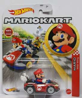 Mario Kart  - Mario, Wild Thing 2021  - 1:64 - Hotwheels - GRN17 - hwmvGRN17 | The Diecast Company