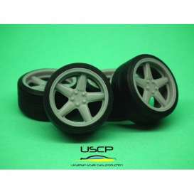 Rims & tires Accessoires - 1:24 - USCP - 24W002 | The Diecast Company