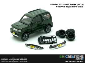 Suzuki  - Jimny K-Car JB23 1998 dark green - 1:64 - BM Creations - 64B0068 - BM64B0068 | The Diecast Company