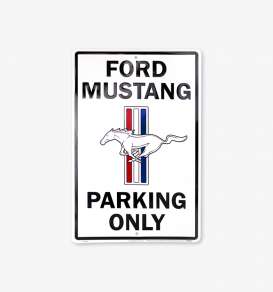 Tac Signs  - Mustang white - Tac Signs - PS30099 - tacPS30099 | The Diecast Company
