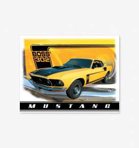 Tac Signs  - Mustang yellow/black - Tac Signs - D1241 - tacD1241 | The Diecast Company