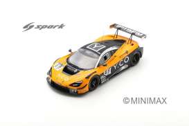 McLaren  - 720S GT3 2020 black/orange/white - 1:18 - Spark - 18SB027 - spa18SB027 | The Diecast Company