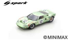 Ford  - GT40 1968 Light green - 1:43 - Spark - S4539 - spaS4539 | The Diecast Company