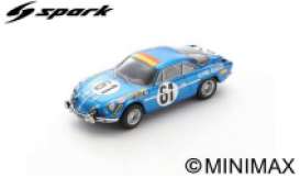 Alpine  - A110 1968 blue - 1:43 - Spark - S6102 - spaS6102 | The Diecast Company
