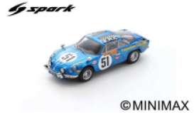 Alpine  - A110 1968 blue - 1:43 - Spark - S6103 - spaS6103 | The Diecast Company