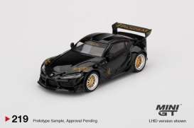 Toyota  - GR Supra  black - 1:64 - Mini GT - 00219-R - MGT00219rhd | The Diecast Company