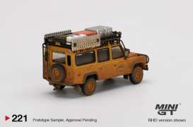 Land Rover  - Defender 110 1989 yellow - 1:64 - Mini GT - 00221-R - MGT00221rhd | The Diecast Company