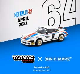 Porsche  - 934 white/blue/red - 1:64 - Tarmac - T64MC-003-DAY - TC-T64MC003DAY | The Diecast Company