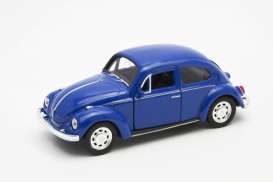 Volkswagen  - Beetle 1963 blue - 1:34 - Welly - 42343W-TD - welly42343W-TDC | The Diecast Company