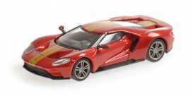 Ford  - GT 2018 red/gold - 1:87 - Minichamps - 870088025 - mc870088025 | The Diecast Company