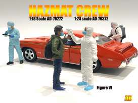 Figures  - Hazmat Crew Figure VI 2021  - 1:24 - American Diorama - 76372 - AD76372 | The Diecast Company