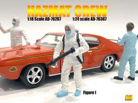 Figures  - Hazmat Crew Figure I 2021  - 1:18 - American Diorama - 76267 - AD76267 | The Diecast Company