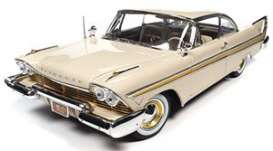 Plymouth  - Fury 1957 beige - 1:18 - Auto World - AW272 - AW272 | The Diecast Company