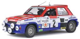 Renault  - 5 Turbo 1983 red/blue/white - 1:18 - Solido - 1801310 - soli1801310 | The Diecast Company