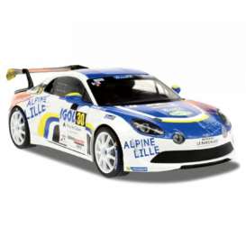 Renault Alpine - A110 white/yellow/black - 1:18 - Solido - 1801608 - soli1801608 | The Diecast Company