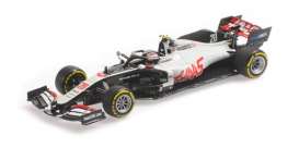 Haas  - VF-20 2020 black/white - 1:18 - Minichamps - 110201720 - mc110201720 | The Diecast Company