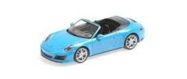 Porsche  - 911 2017 blue - 1:43 - Minichamps - 410067232 - mc410067232 | The Diecast Company