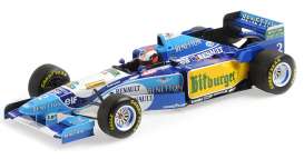 Benetton  - B195 1995 blue/white - 1:18 - Minichamps - 110950802 - mc110950802 | The Diecast Company