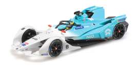 Nio  - 2018 white/blue - 1:43 - Minichamps - 414180008 - mc414180008 | The Diecast Company