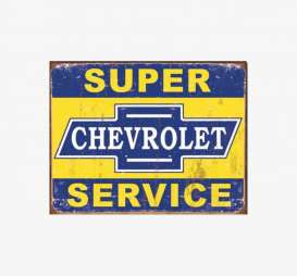 Tac Signs  - Chevrolet blue/yellow - Tac Signs - D1355 - tacD1355 | The Diecast Company