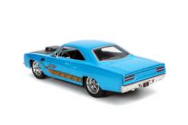 Plymouth  - Road Runner *Looney Tunes* 1970 blue/black - 1:24 - Jada Toys - 32038 - jada253255028 | The Diecast Company