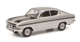 Opel  - Kadett B Rally Coupe silver - 1:18 - Schuco - 0233 - schuco0233 | The Diecast Company
