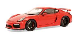 Porsche  - Cayman GT4 (981) red - 1:18 - Schuco - 0403 - schuco0403 | The Diecast Company