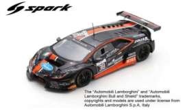 Lamborghini  - Huracan GT3 2016 black/red - 1:43 - Spark - sb289 - spasb289 | The Diecast Company