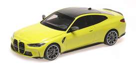 BMW  - M4 2020 yellow - 1:18 - Minichamps - 155020120 - mc155020120 | The Diecast Company