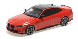 BMW  - M4 2020 red - 1:18 - Minichamps - 155020121 - mc155020121 | The Diecast Company