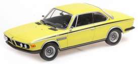 BMW  - 3.0 CSL 1971 yellow - 1:18 - Minichamps - 155028130 - mc155028130 | The Diecast Company