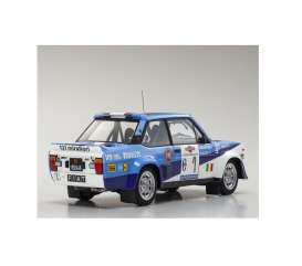 Fiat  - 131 Abarth #1 1981 white/blue - 1:18 - Kyosho - 8376D - kyo8376D | The Diecast Company
