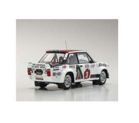 Fiat  - 131 Abarth 1978 white/green/red - 1:18 - Kyosho - 8376E - kyo8376E | The Diecast Company