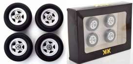 Wheels & tires  - black - 1:18 - KK - Scale - acc009 - kkdcacc009 | The Diecast Company