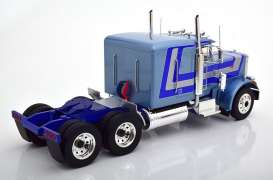 Peterbilt  - 359 1967 blue/silver - 1:18 - Road Kings - 180084 - rk180084 | The Diecast Company